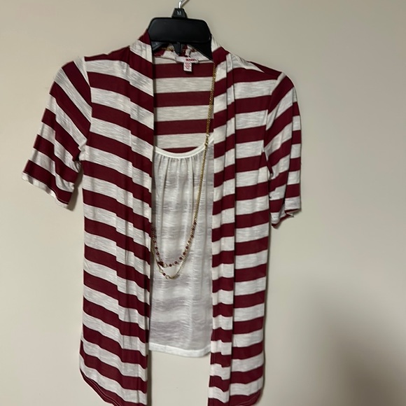 juniors Chain reaction elbow sleeves 2fer rayon blend - Picture 1 of 4